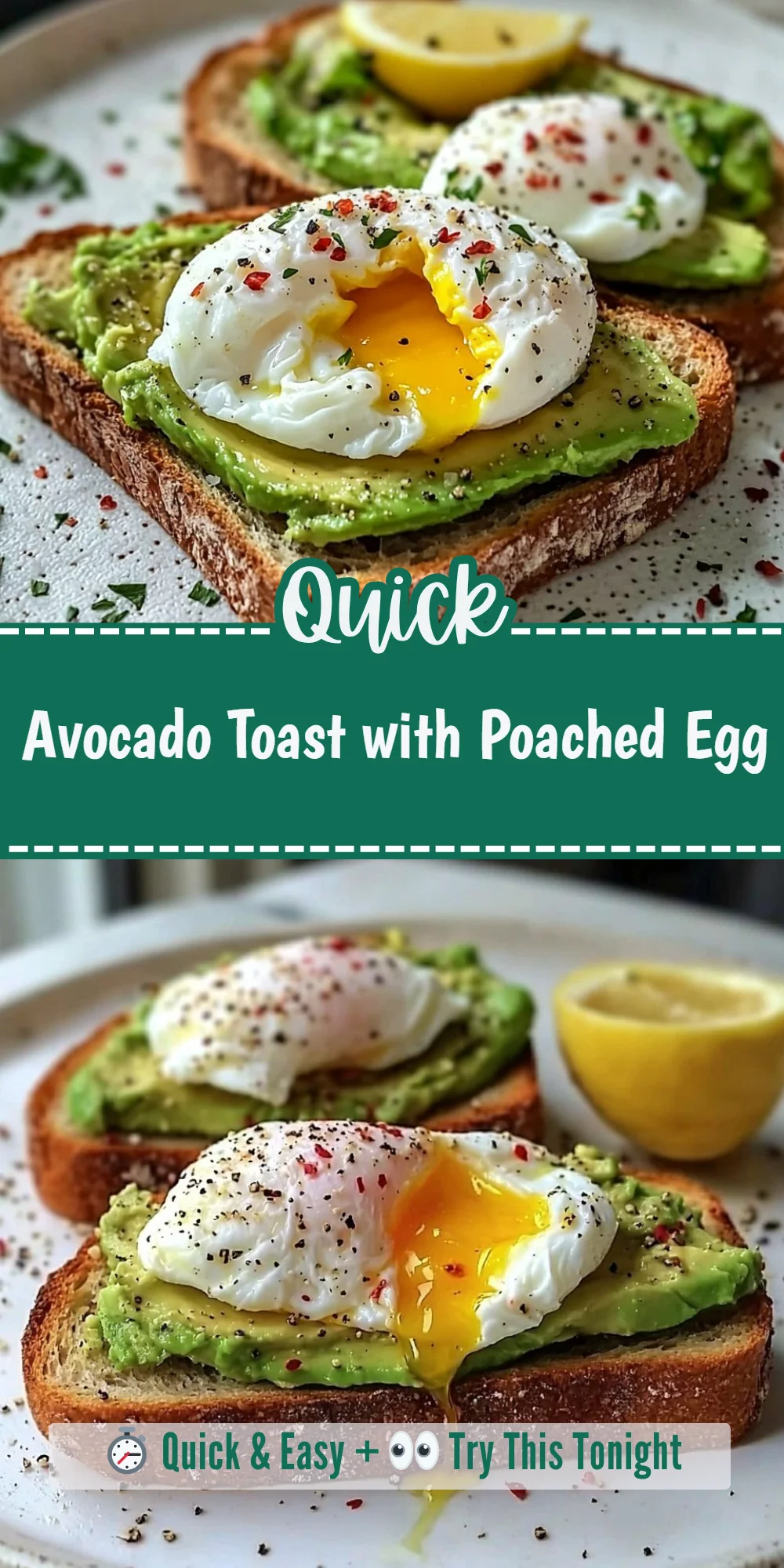 Avocado Toast with Poached Egg