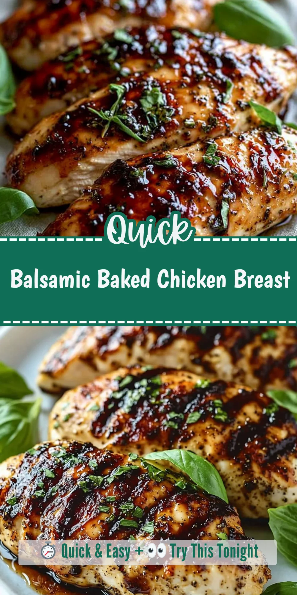 Balsamic Baked Chicken Breast