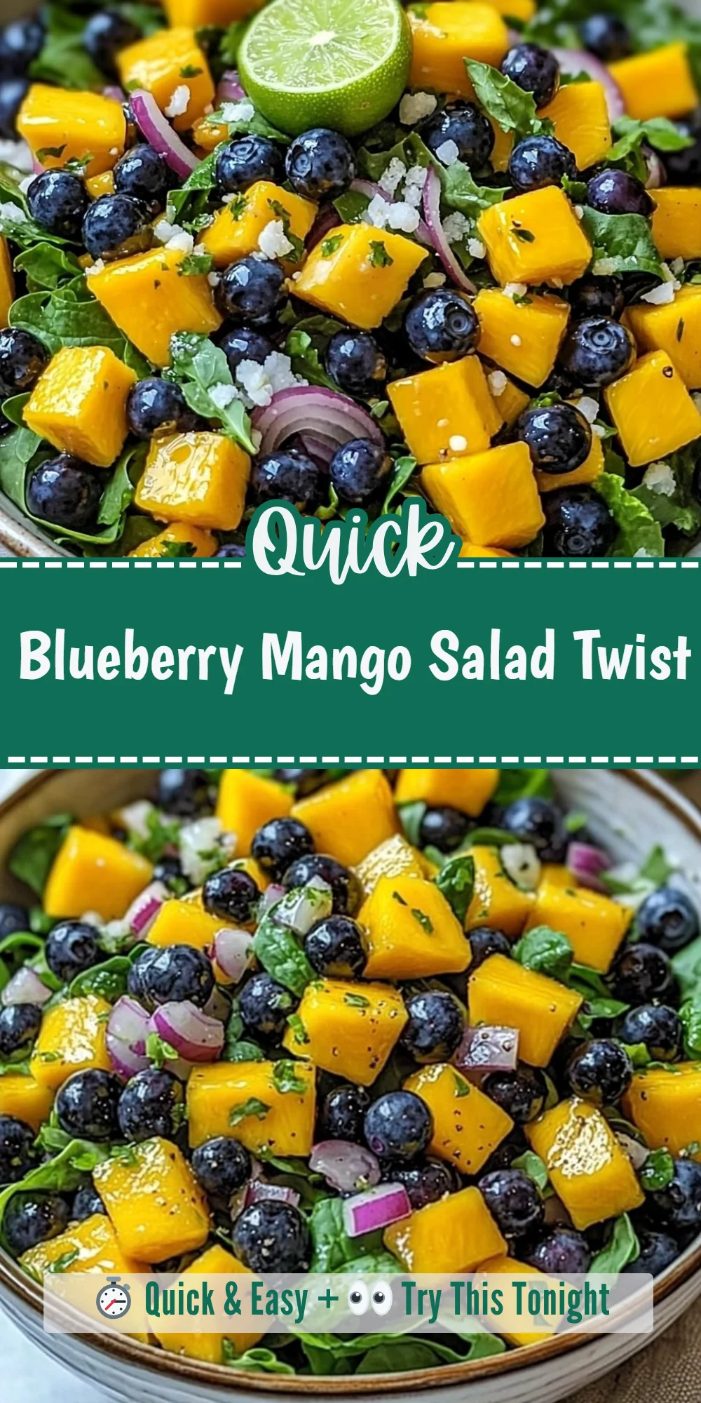 Blueberry Mango Salad Twist