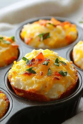 Cheesy muffin tin cottage cheese egg bites served as a healthy breakfast