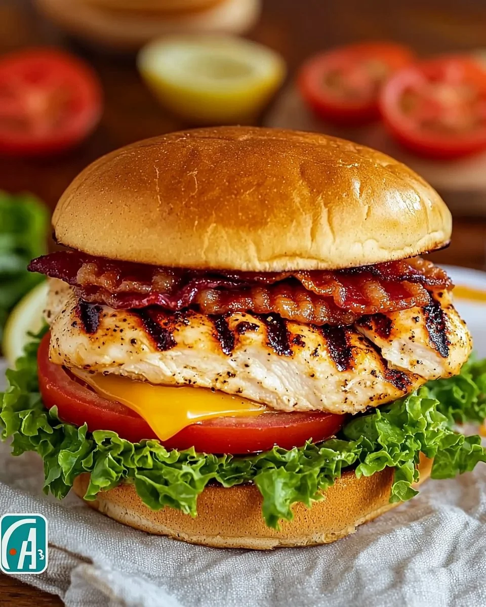 Chick-fil-A Grilled Chicken Club Sandwich with fresh ingredients and grilled chicken