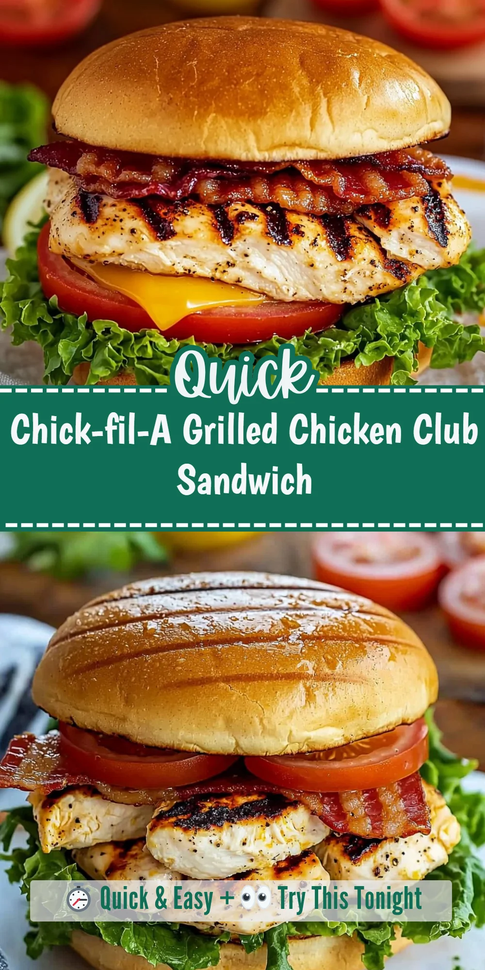 Chick-fil-A Grilled Chicken Club Sandwich