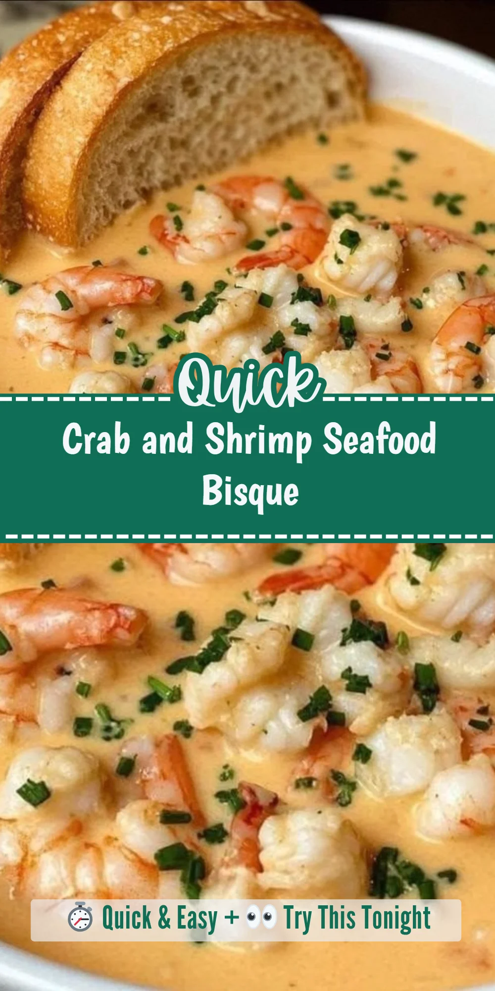 Crab and Shrimp Seafood Bisque