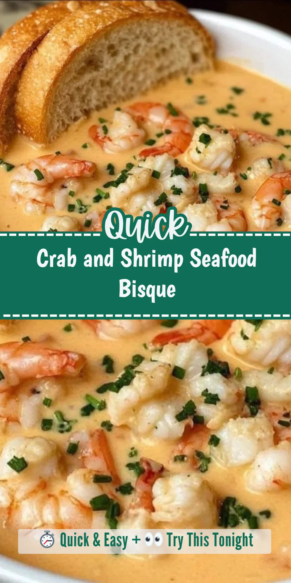 Crab and Shrimp Seafood Bisque