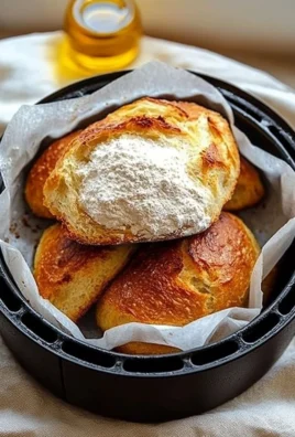 Crispy air fryer bread loaf cooling on a wire rack