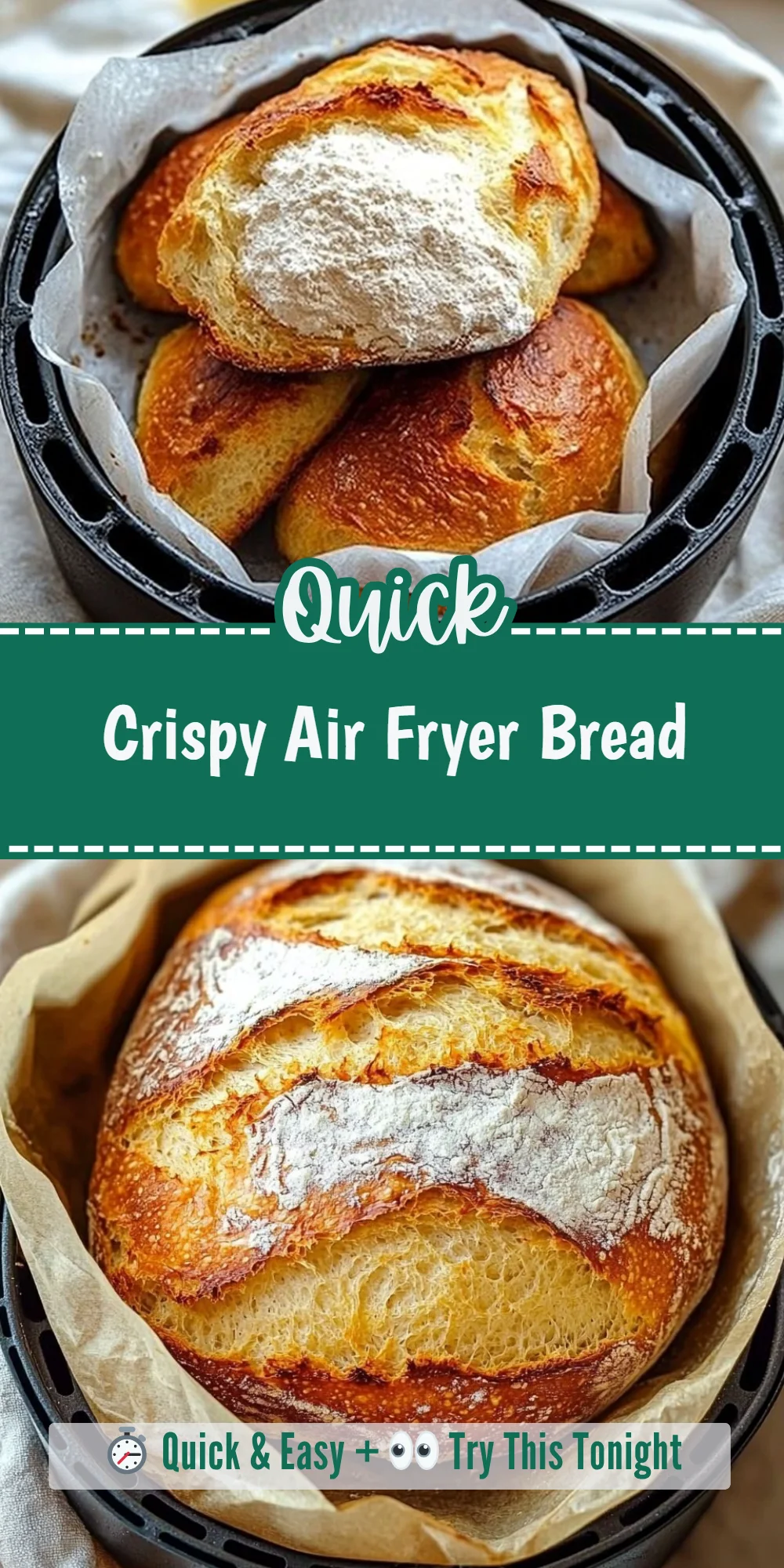 Crispy Air Fryer Bread