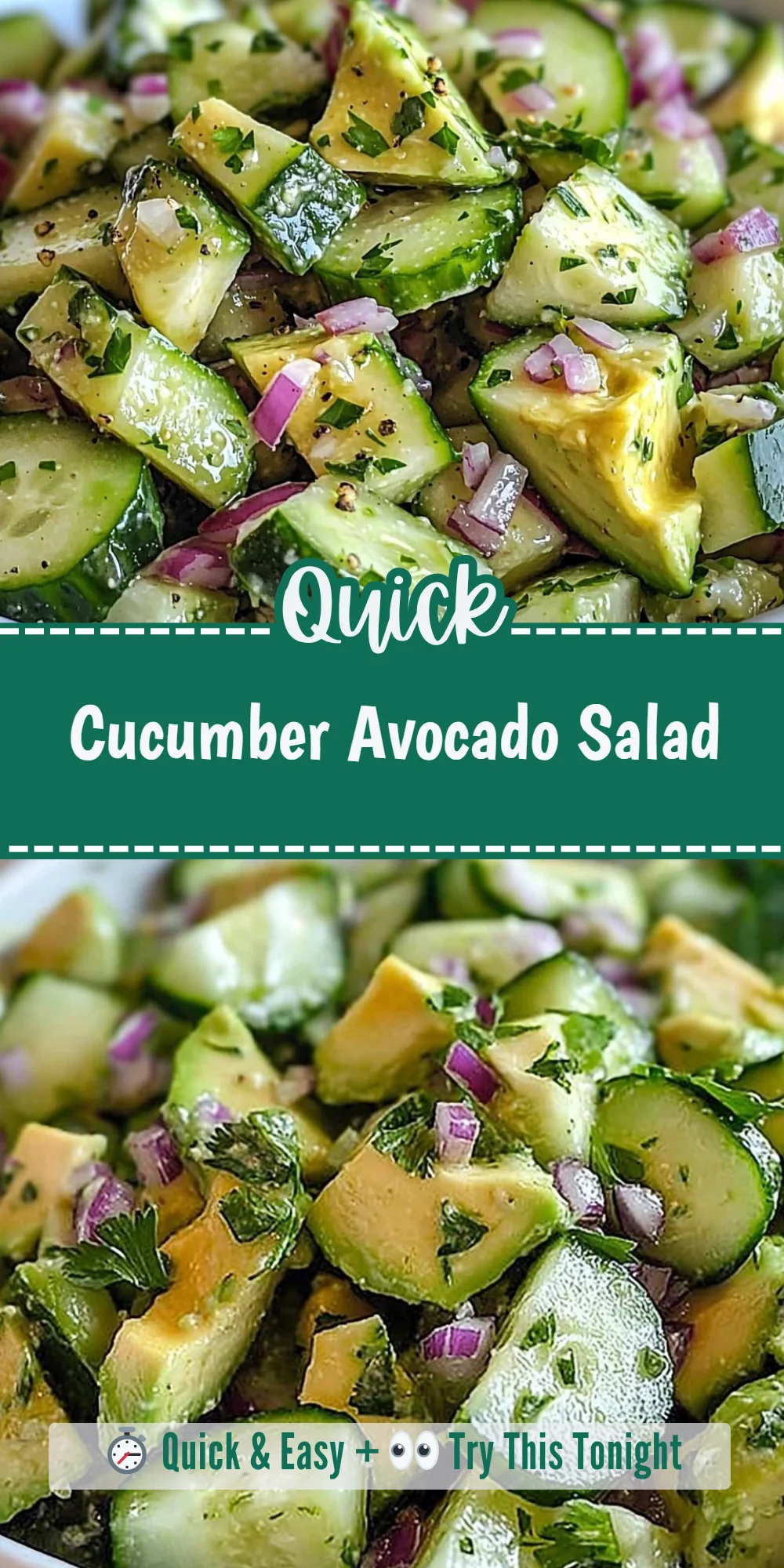 Cucumber Avocado Salad