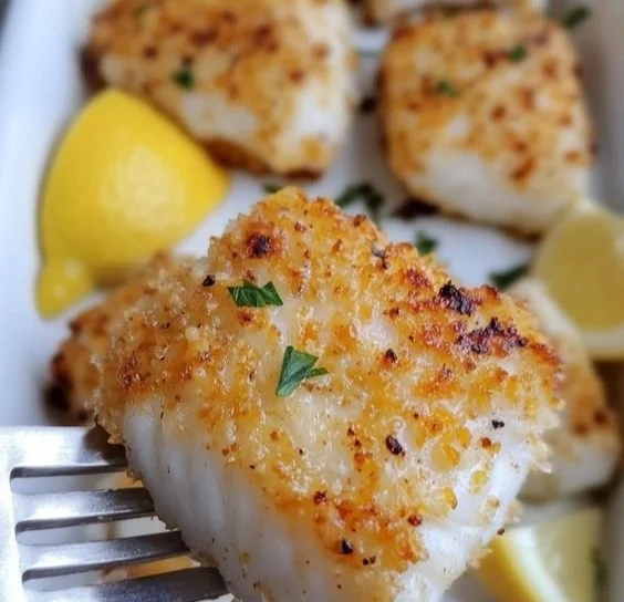 Deliciously cooked Air Fryer Cod fish with crispy texture and flavor