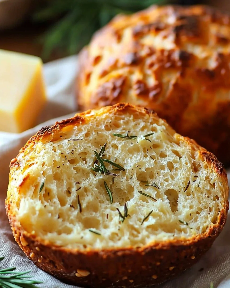 Dutch Oven Rosemary Parmesan Bread