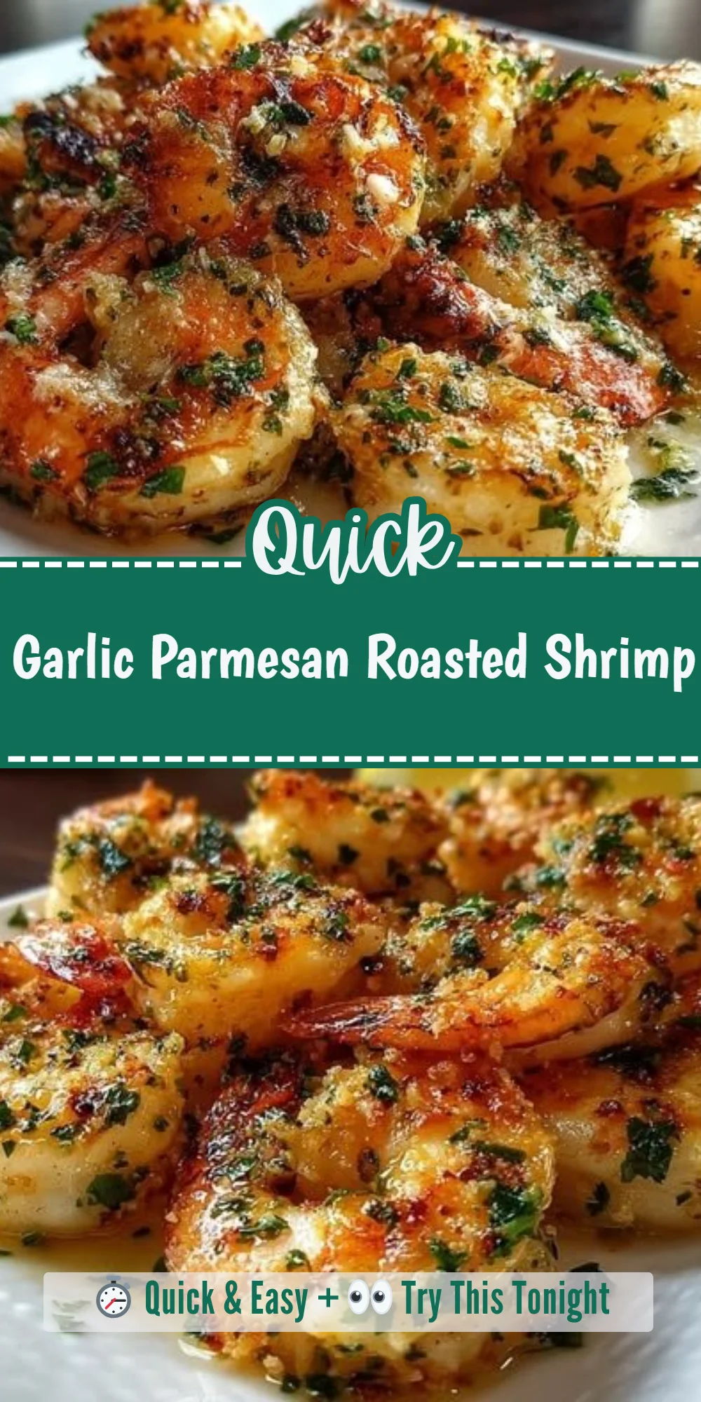 Garlic Parmesan Roasted Shrimp