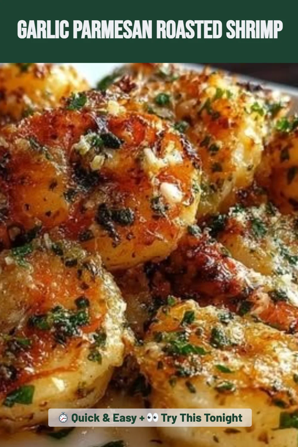 Garlic Parmesan Roasted Shrimp