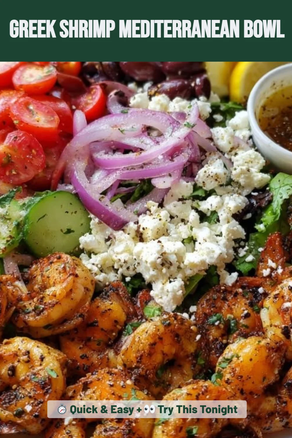 Greek Shrimp Mediterranean Bowl