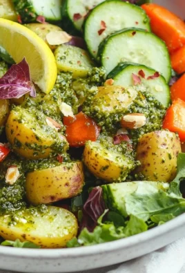 Green Goddess Detox Salad with fresh vegetables and herbs for a healthy meal.