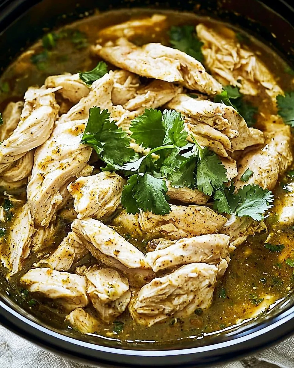 Green Sauce Crockpot Chicken