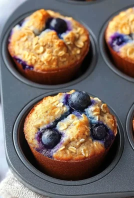 Hearty blueberry protein muffins fresh out of the oven