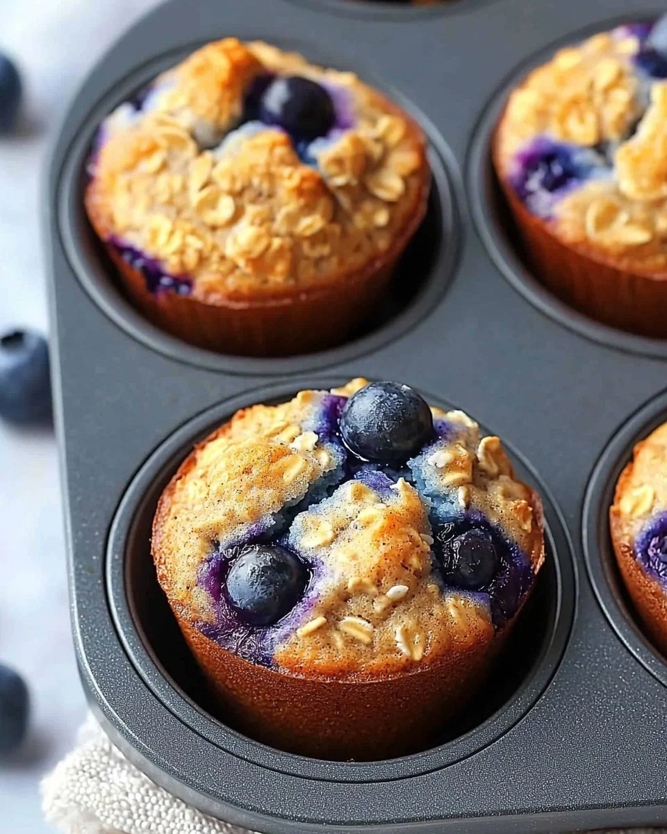 Hearty Blueberry Protein Muffins