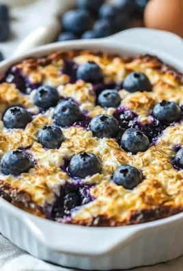 High-protein breakfast bake served on a plate with colorful toppings.