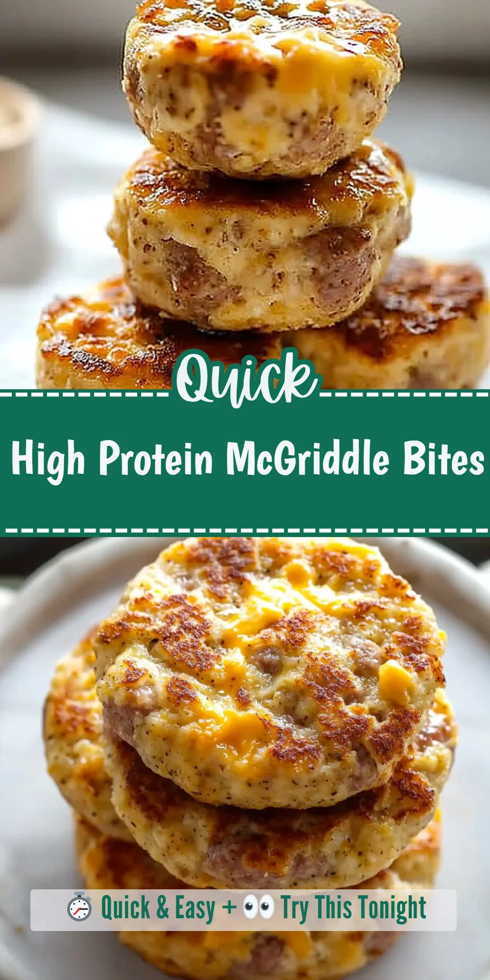High Protein McGriddle Bites