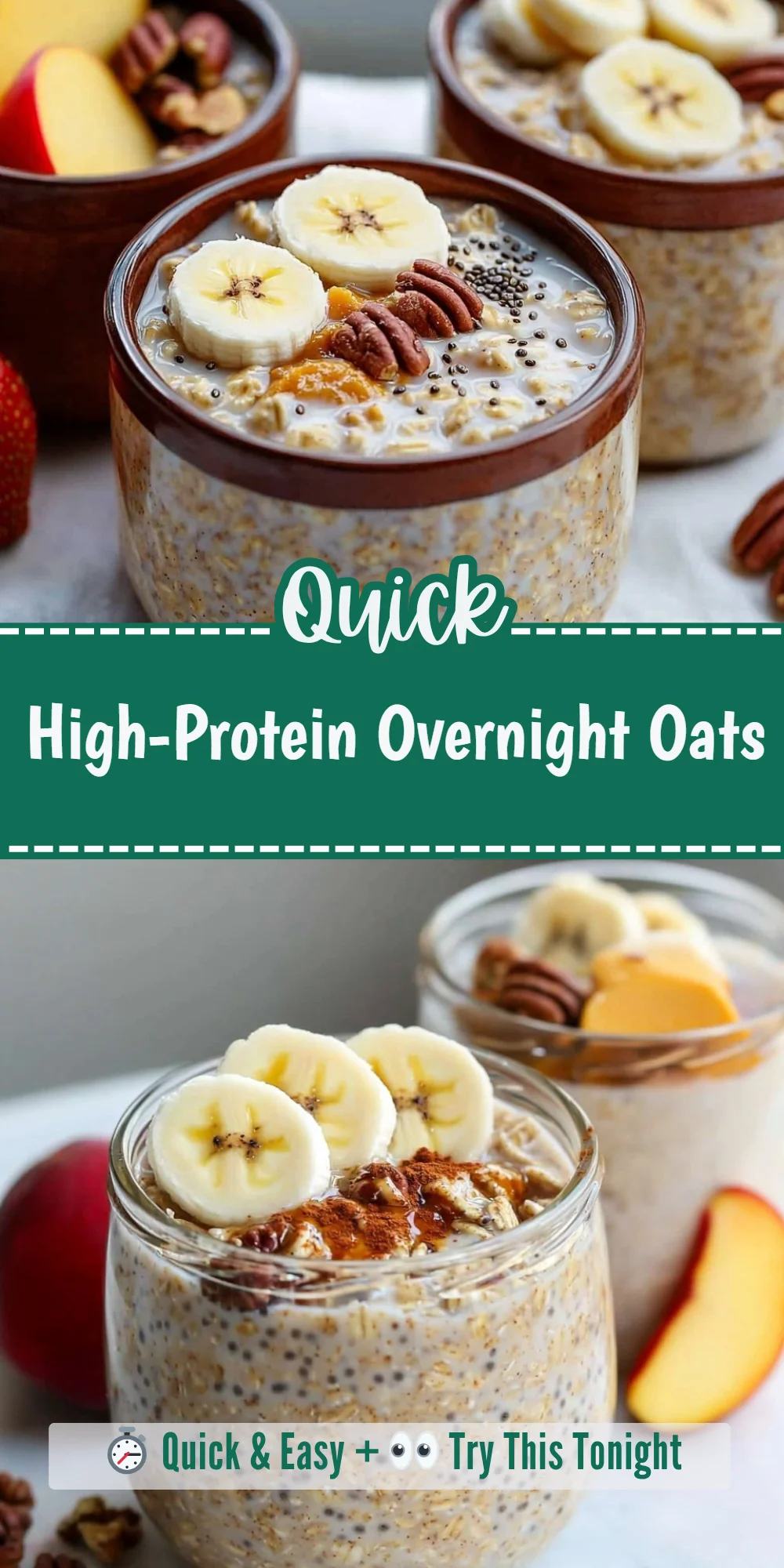 High-Protein Overnight Oats