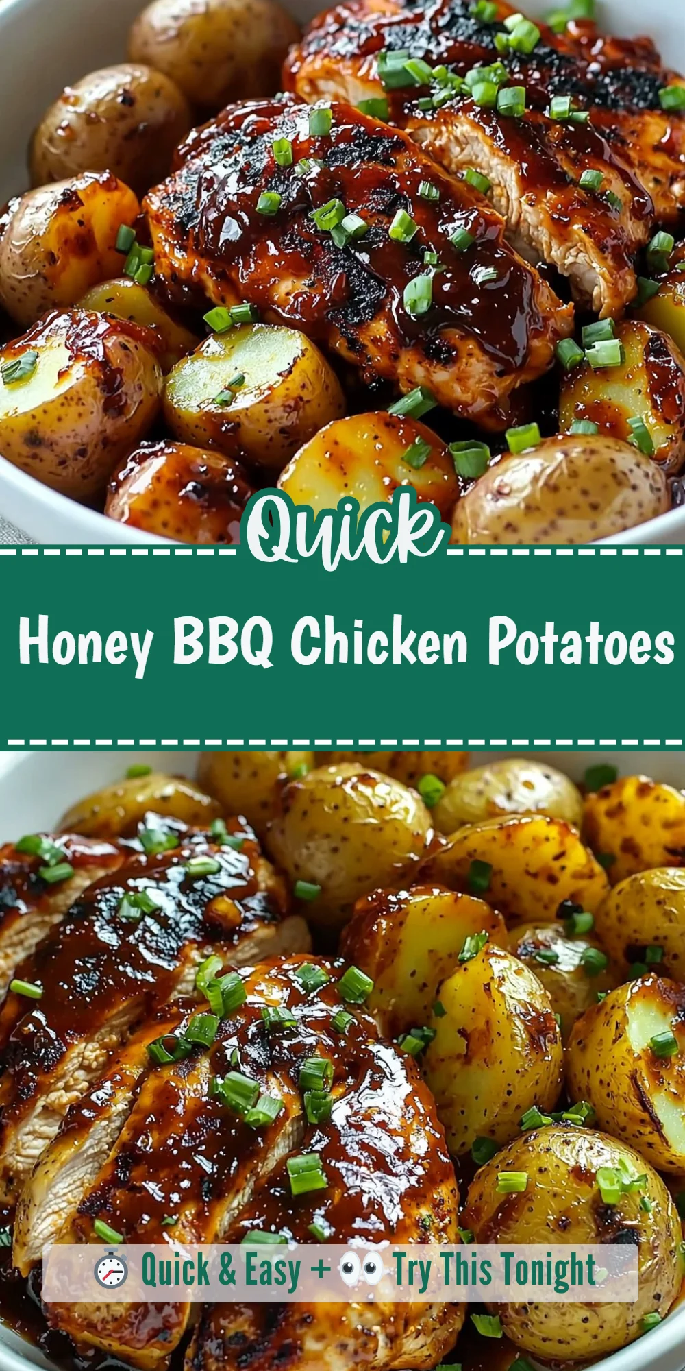 Honey BBQ Chicken Potatoes