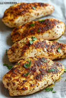 Juicy baked chicken breast cooked in 30 minutes, served with vegetables.