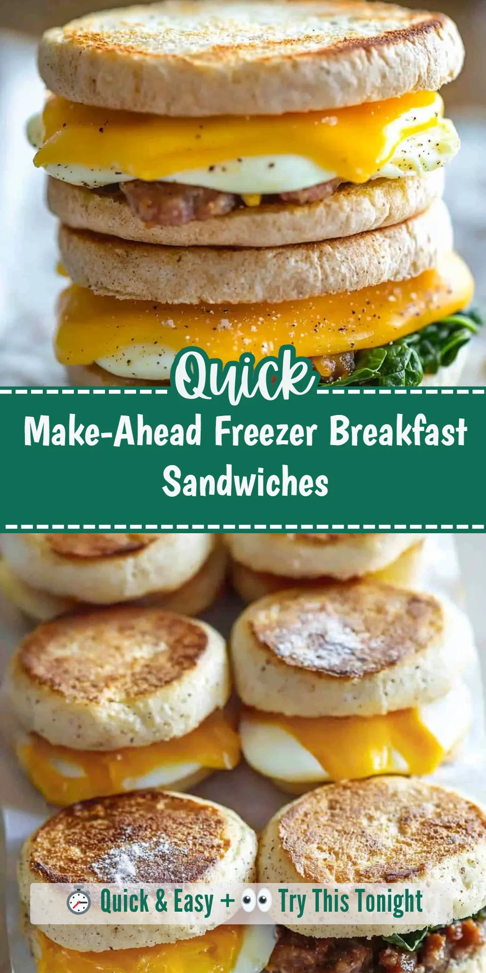Make-Ahead Freezer Breakfast Sandwiches