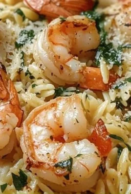 One Pan Parmesan Orzo with Shrimp recipe featuring creamy orzo and shrimp dish.