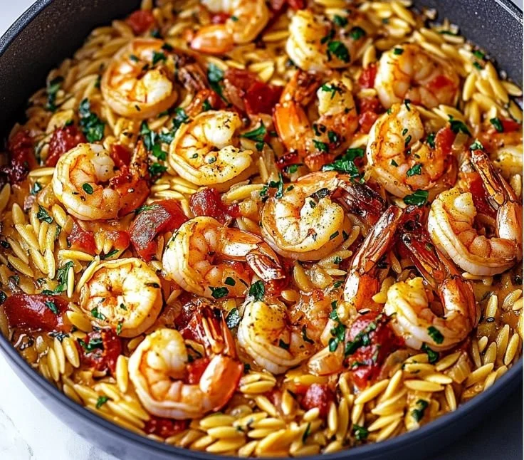 One Pot Marry Me Shrimp and Orzo Pasta