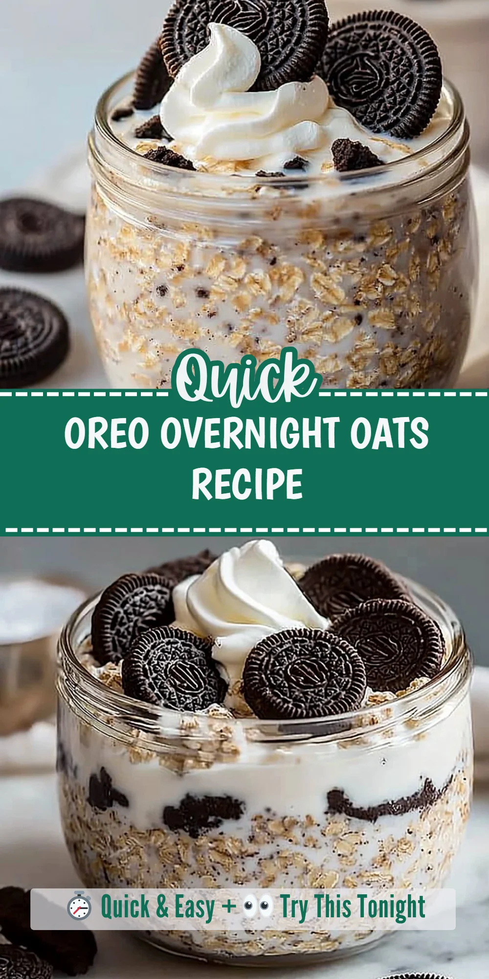 OREO OVERNIGHT OATS RECIPE