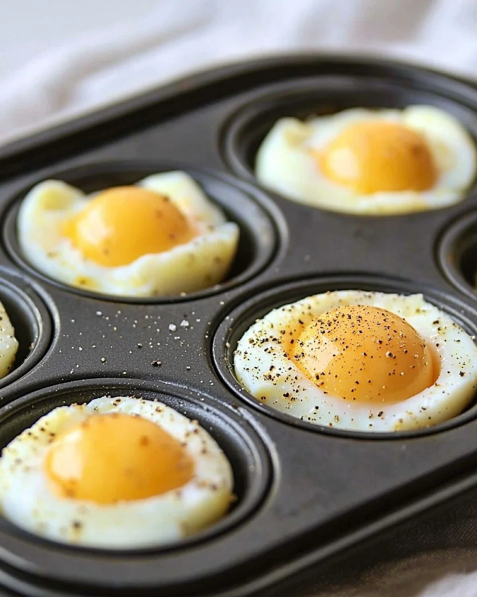 Oven Baked Eggs in a Muffin Tin
