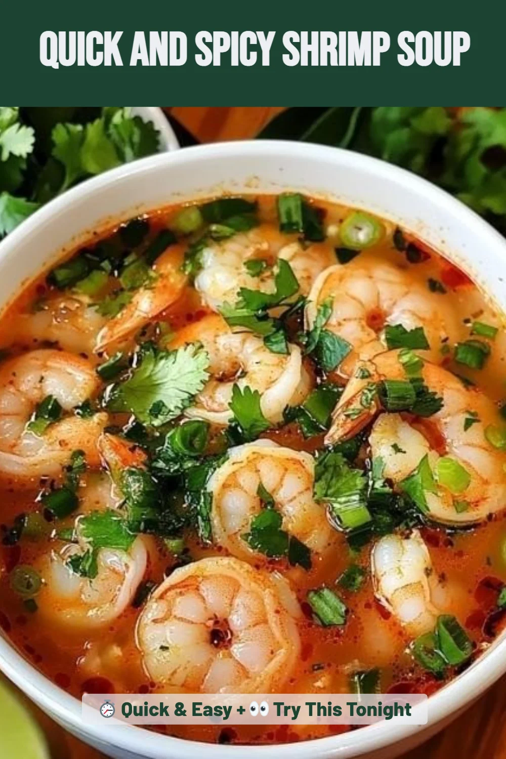 Quick and Spicy Shrimp Soup