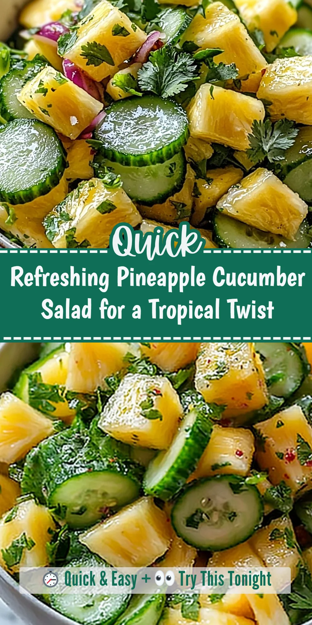 Refreshing Pineapple Cucumber Salad for a Tropical Twist