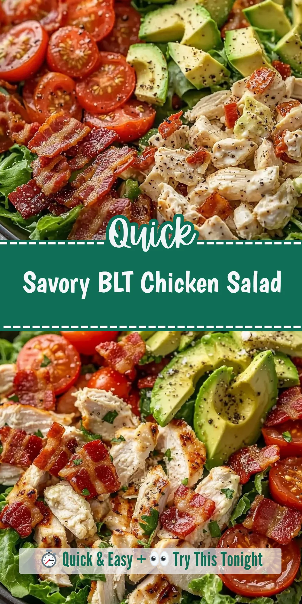 Savory BLT Chicken Salad