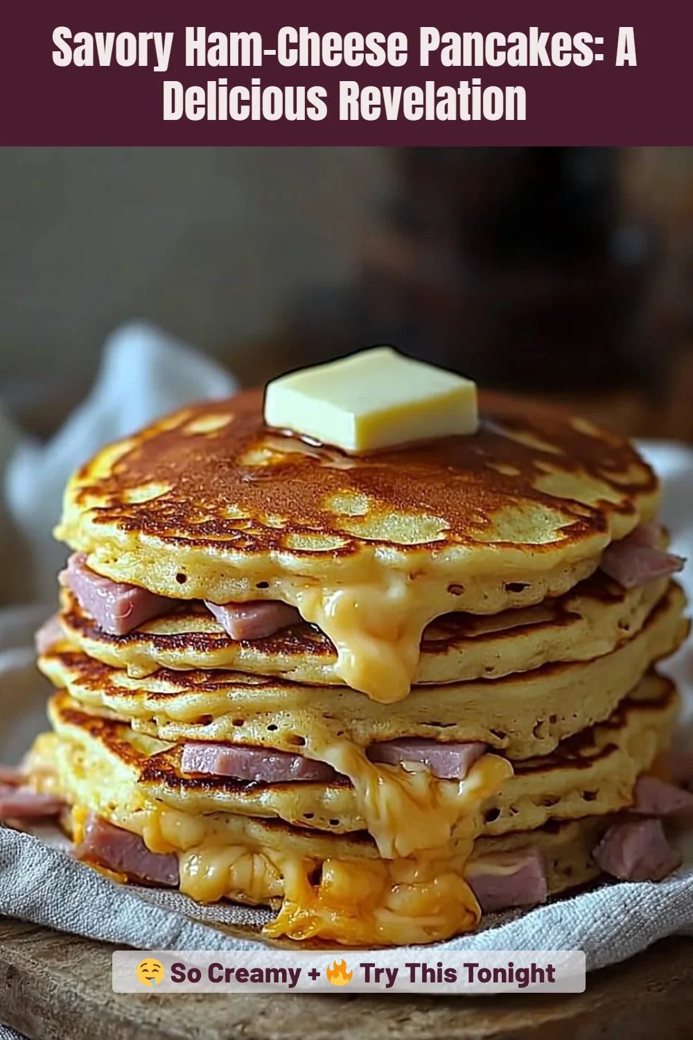 Savory Ham-Cheese Pancakes: A Delicious Revelation