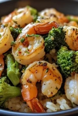 Delicious Shrimp and Broccoli Rice dish served on a plate