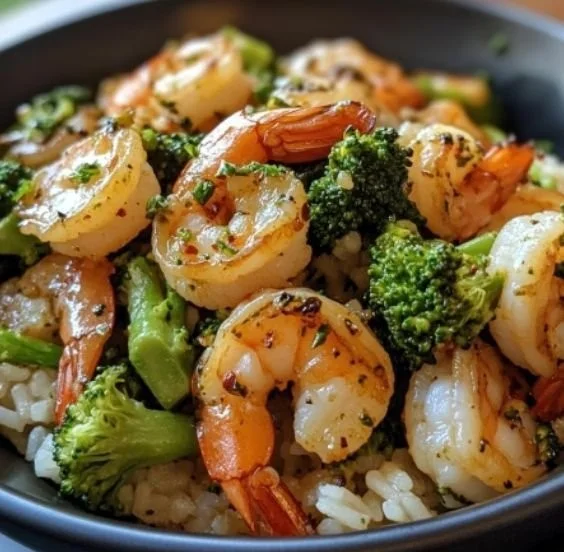 Shrimp and Broccoli Rice