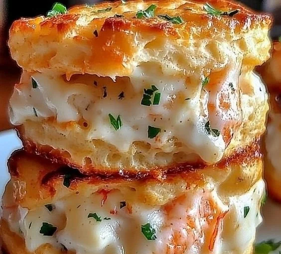 Shrimp Crab Biscuit Melts
