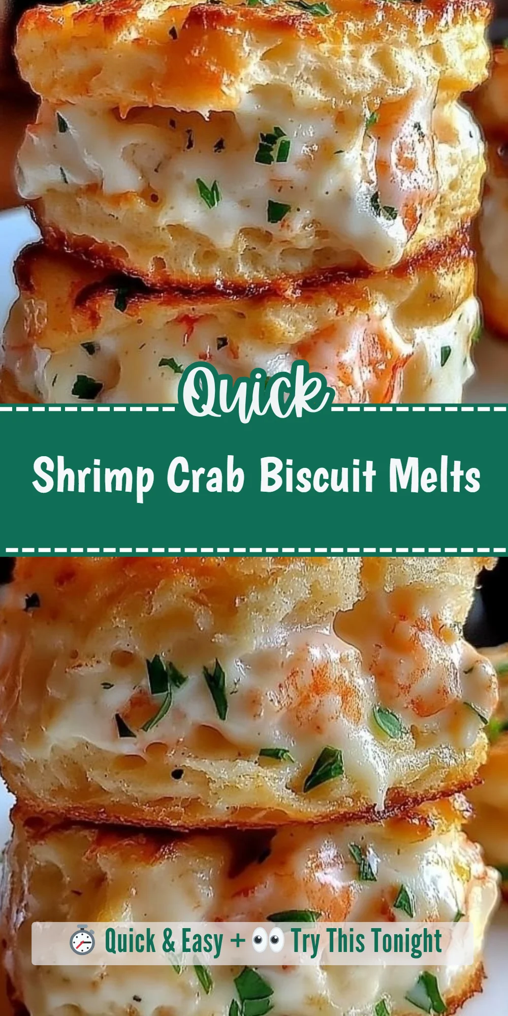 Shrimp Crab Biscuit Melts