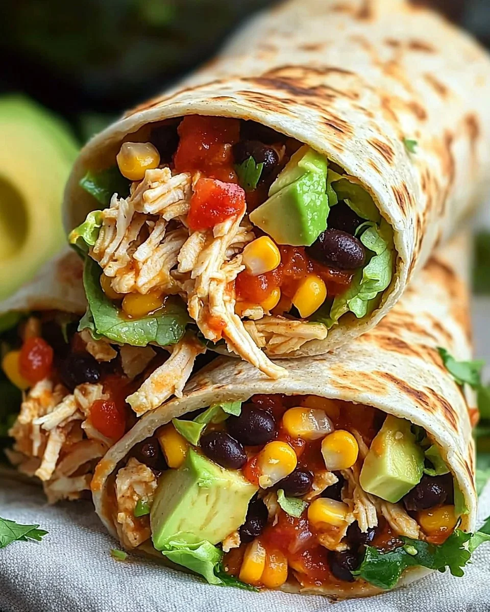 Southwest Chicken Wraps