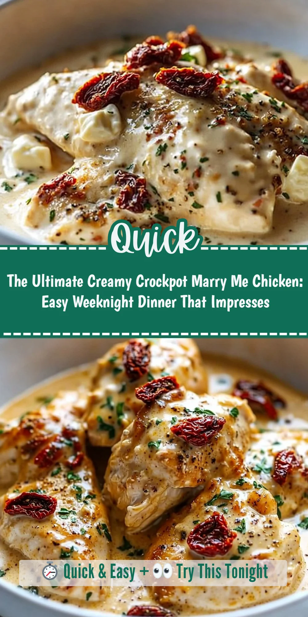 The Ultimate Creamy Crockpot Marry Me Chicken: Easy Weeknight Dinner That Impresses