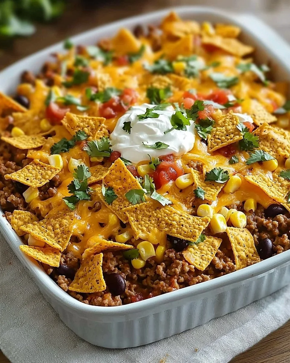 Walking Taco Casserole