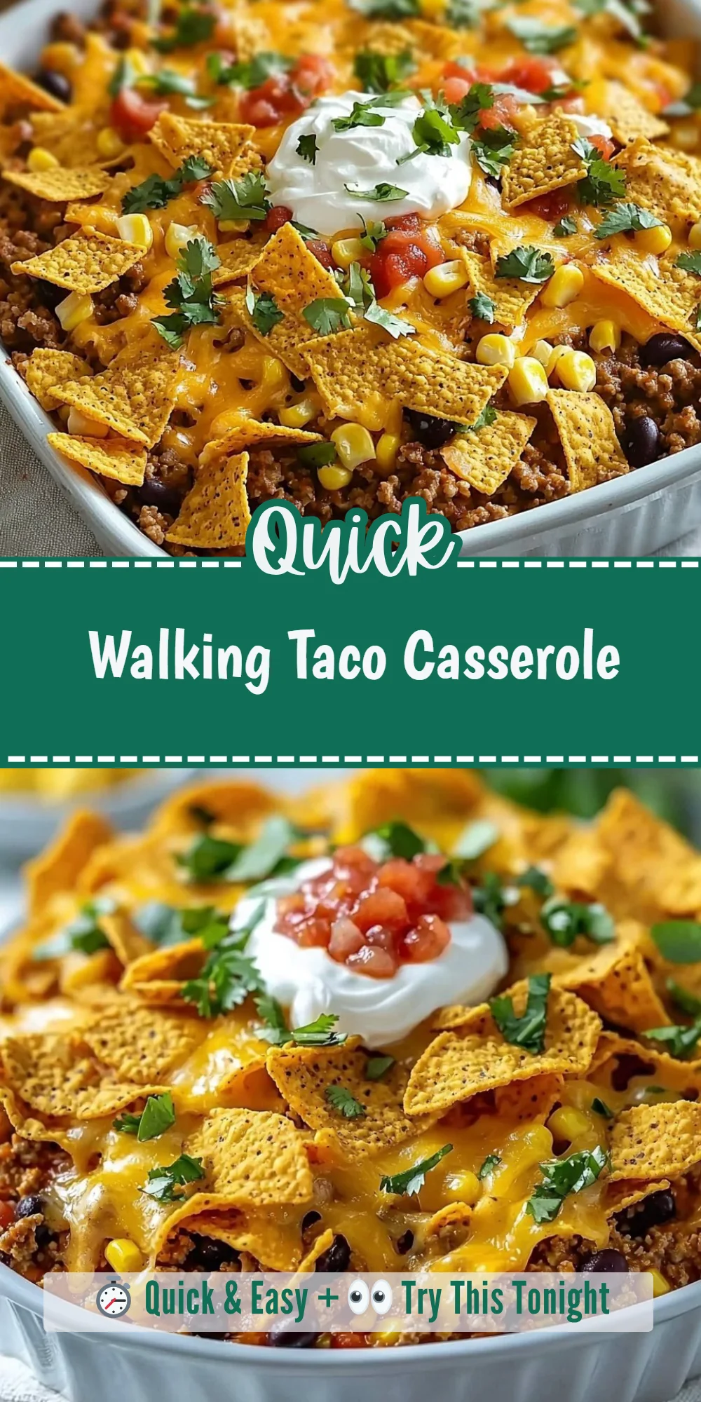 Walking Taco Casserole
