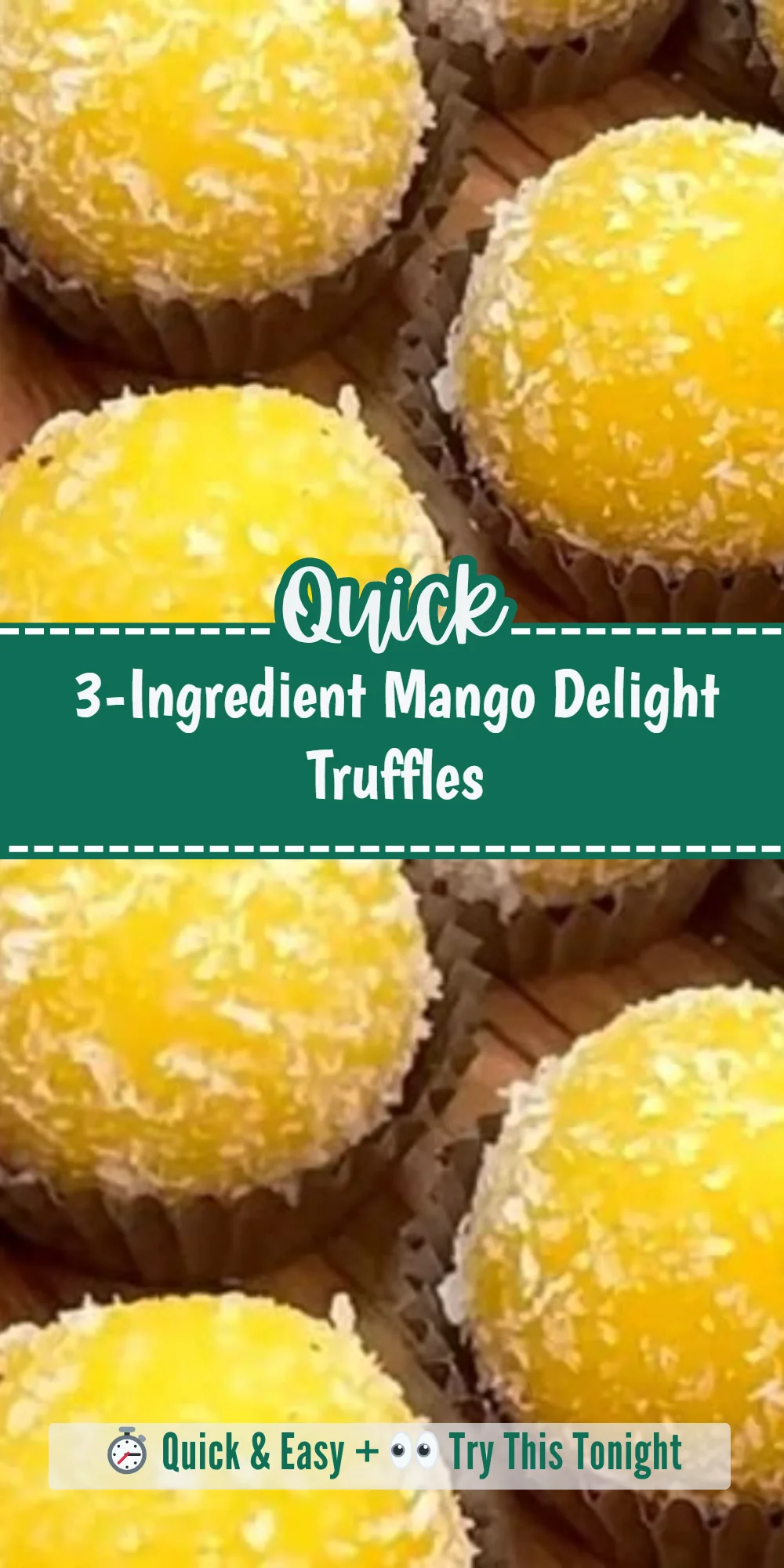 3-Ingredient Mango Delight Truffles