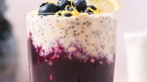 Blueberry Lemon Overnight Oats