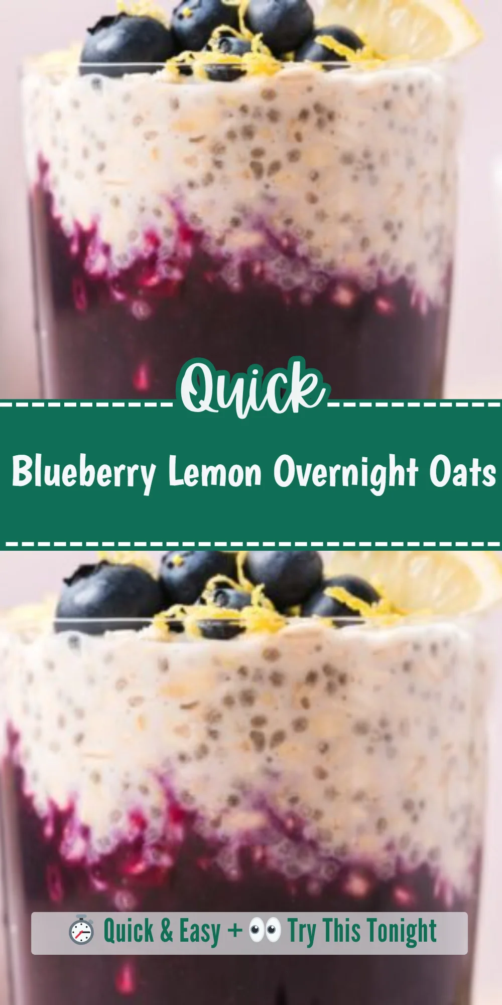 Blueberry Lemon Overnight Oats