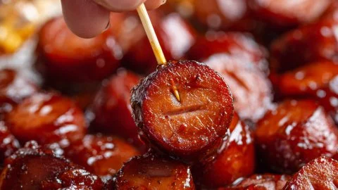 Candied Kielbasa Bites
