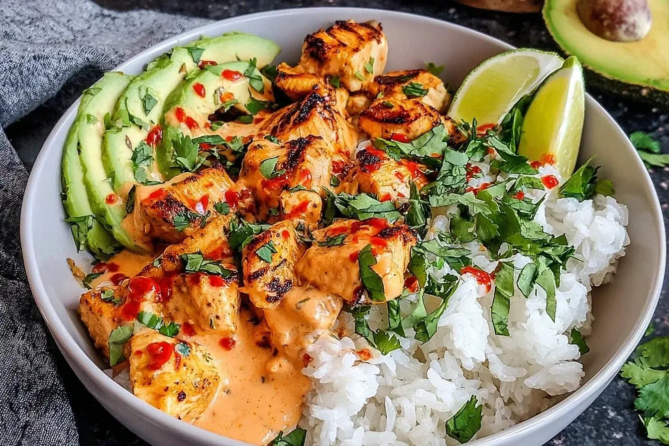 Coconut Chicken Rice Bowl