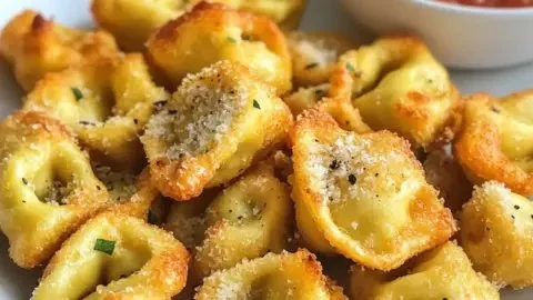 Delicious tortellini party snacks prepared in 30 minutes.