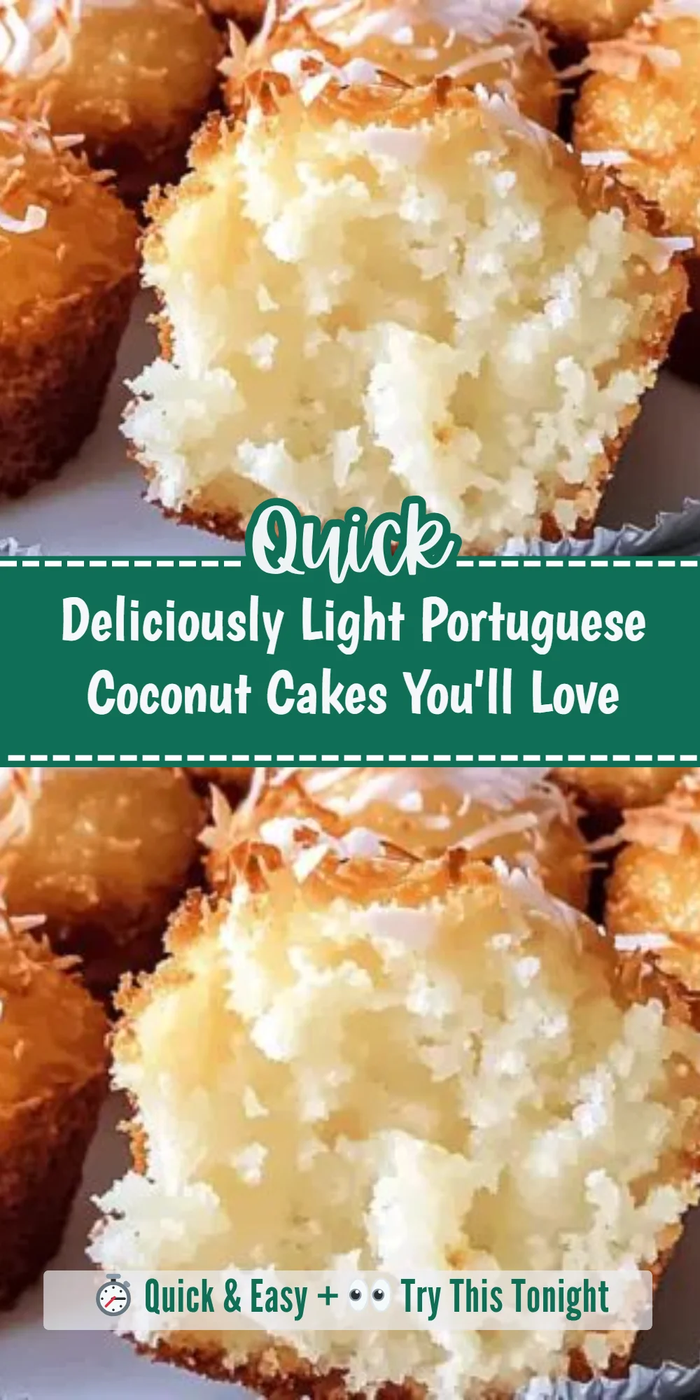 Deliciously Light Portuguese Coconut Cakes You'll Love