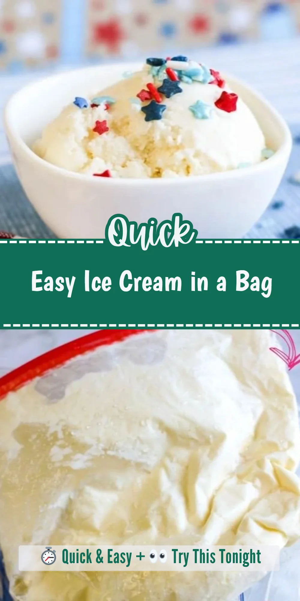 Easy Ice Cream in a Bag